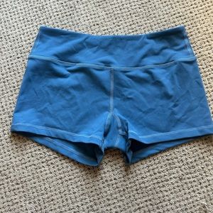 Blue savage barbell shorts